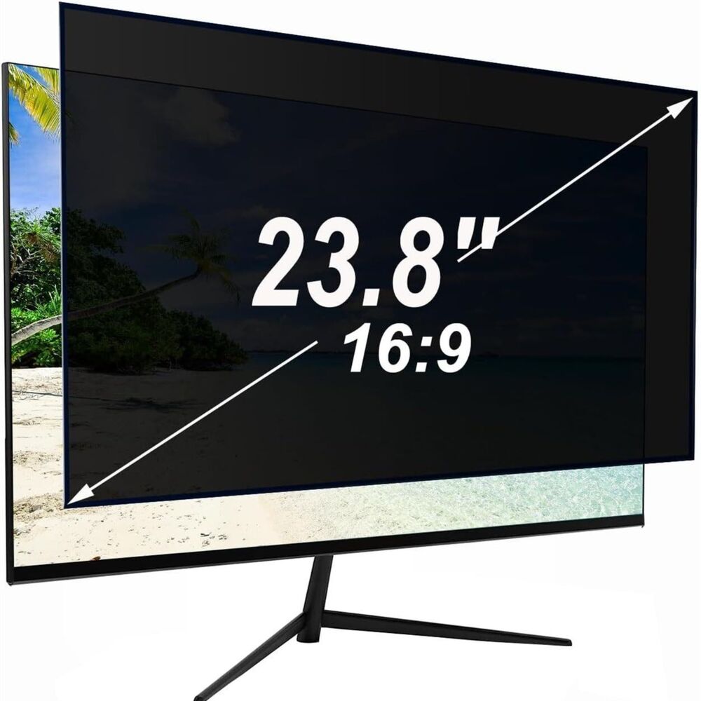 23.8 Inch Computer Privacy Screen for 16:9‎ Aspect Ratio Widescreen NEW [2 Pack]